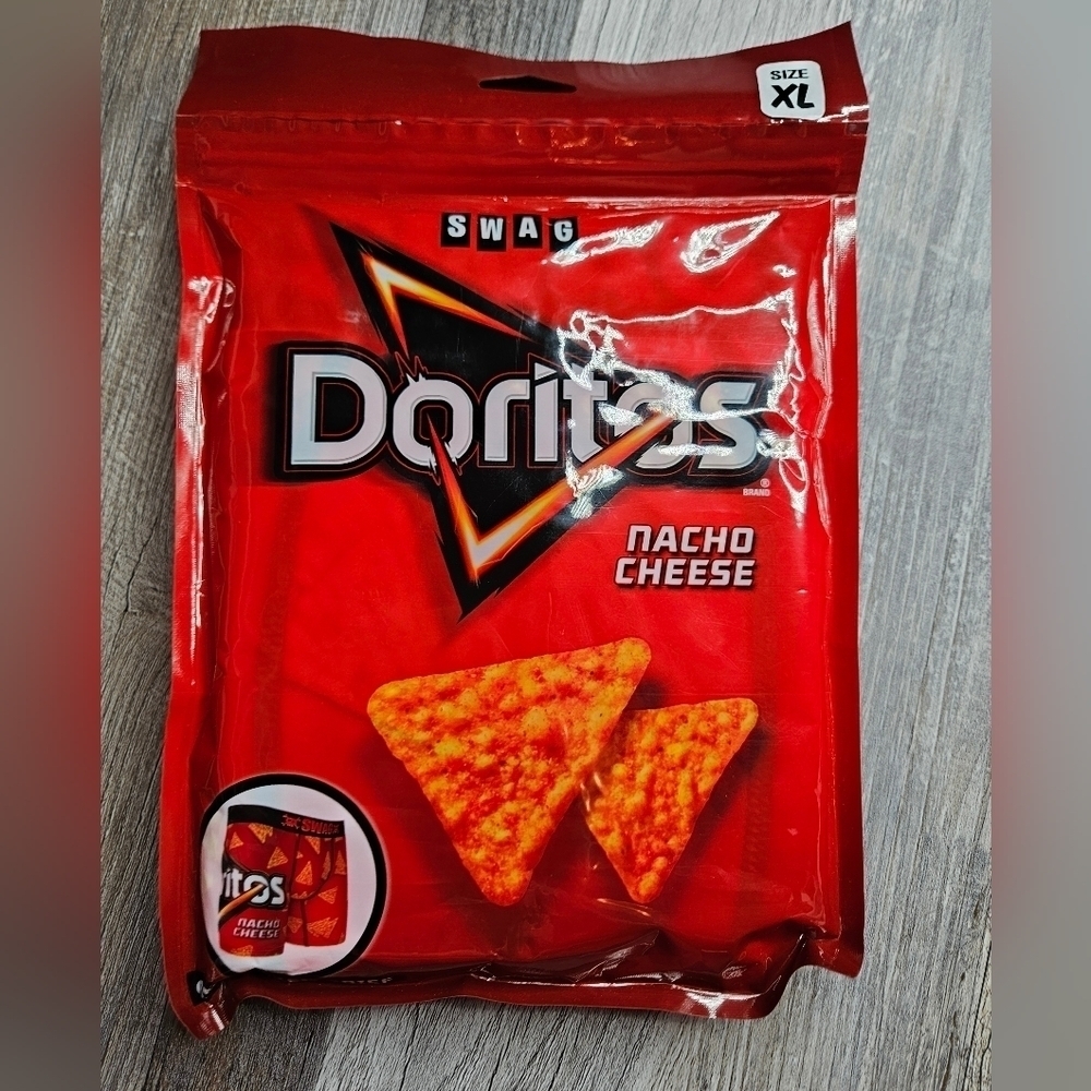 SWAG Snack Aisle Boxers Men's XL NEW Doritos Nacho Cheese Red